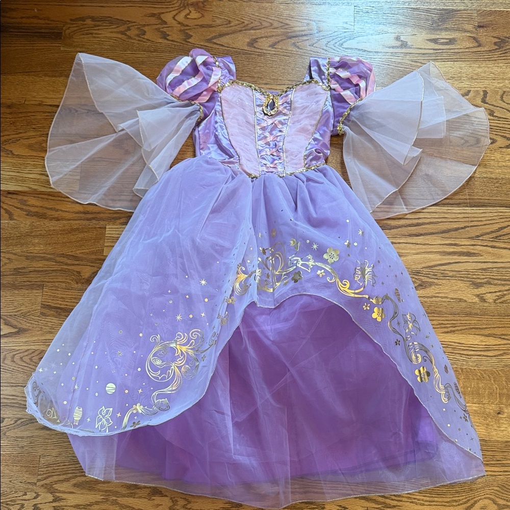 Disney Store Rapunzel  Enchanting Purple Princess Costume for Kids size NWT